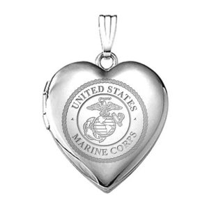 Marine Corps Heart Locket