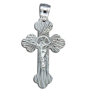 Sterling Silver Crucifix Cross Pendant