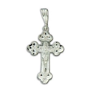 Sterling Silver Crucifix Cross Pendant