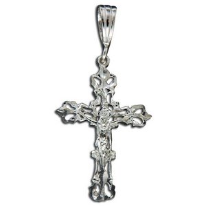 Sterling Silver Crucifix Cross Pendant