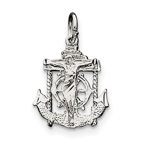 Sterling Silver Mariner Cross Pendant