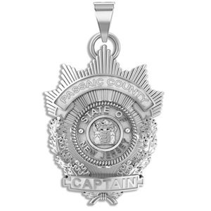 Personalized New Jersey Police Captain Badge w  Your Departmenta