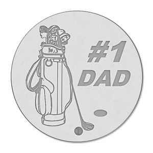  1 Dad Golf Ball Marker