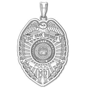 Personalized Maryland Transportation Authority Badge with Your Name and Badge Number