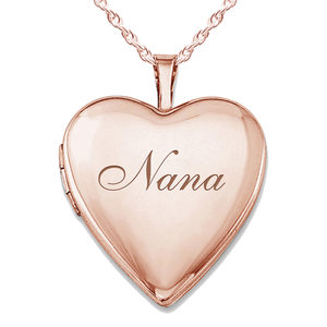 Nana Heart Photo Locket