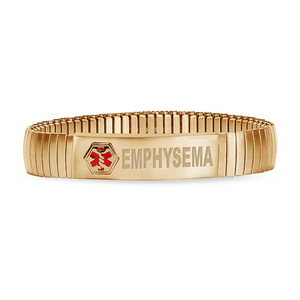 Stainless Steel Emphysema Men s Expansion Bracelet