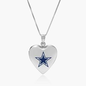 Officially Licensed Dallas Cowboys Heart Locket