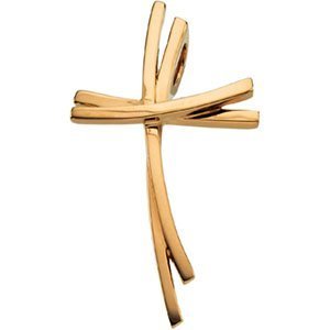 14K Yellow Gold CROSS PENDANT