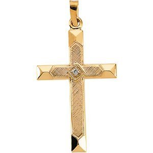 CROSS PENDANT W DIAMOND  s R16145