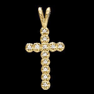 CROSS PENDANT W DIAMOND  s R8043D