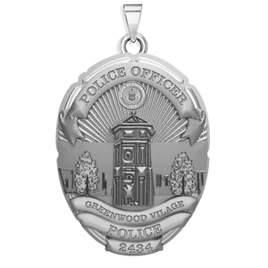 Personalized Colorado Greenwood Police Badge with Your Rank and Number