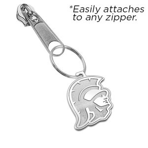 USC Tojan Head Zipper Pull