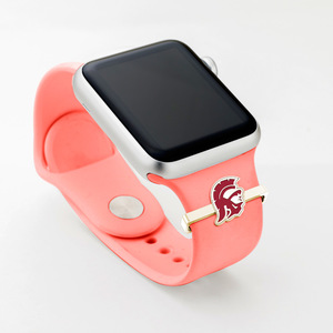 USC Color Enamel Trojan Head Watch Charm