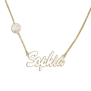 Joan of Arc Custom Name Necklace