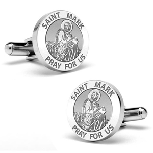 Saint Mark Stainless Steel Cufflinks