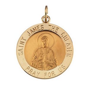 Saint James Religious Medal
