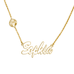 Saint Catherine Laboure Custom Name Necklace