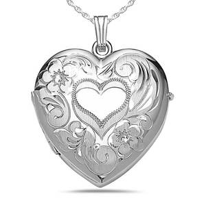 Heart Four Photo Locket