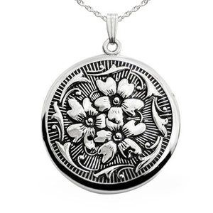 Antique Round Photo Locket