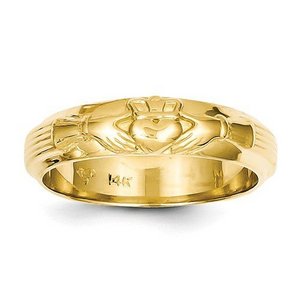14k Men s Claddagh Ring