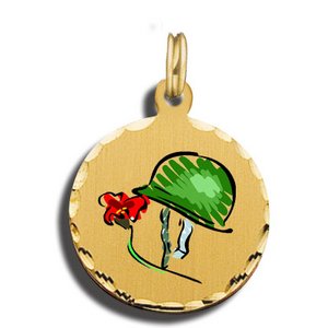 Army Helmet Charm