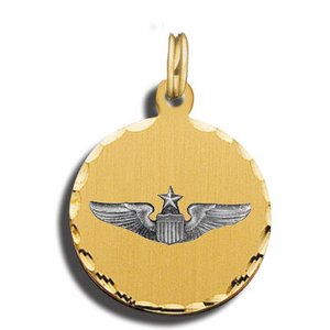 Senior Pilot Wings Charm