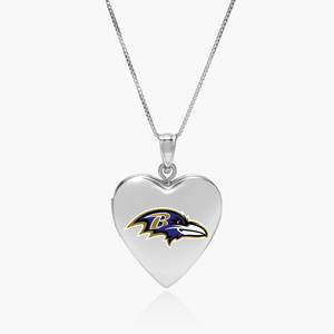Officially Licensed Baltimore Ravens Heart Locket