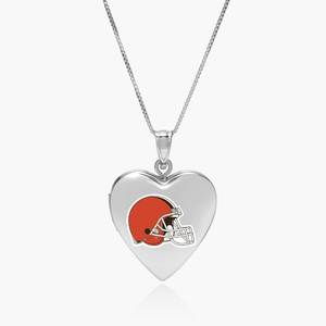 Officially Licensed Cleveland Browns Heart Locket