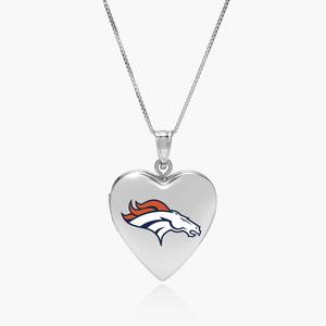 Officially Licensed Denver Broncos Heart Locket
