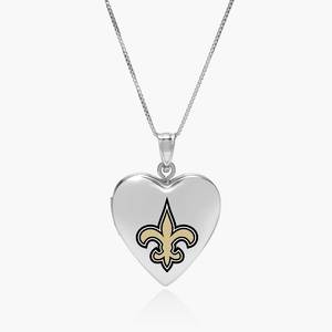 Officially Licensed New Orleans Saints Heart Locket