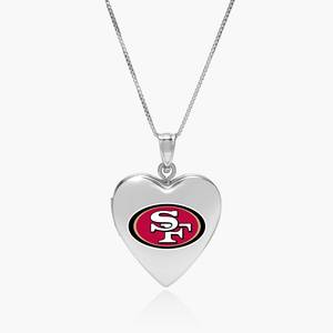 Officially Licensed San Francisco 49ers Heart Locket