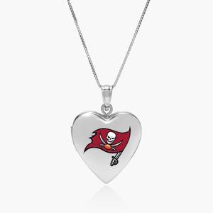 Officially Licensed Tampa Bay Buccaneers Heart Locket