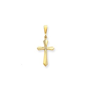 14k Passion Cross Pendant