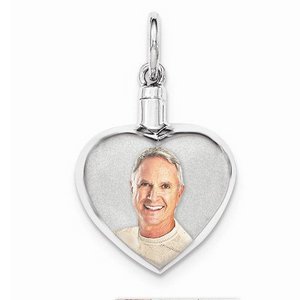 Heart Photo Cremation Ash Filler