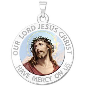 Our Lord Jesus Christ Religious Medal  Color EXCLUSIVE 