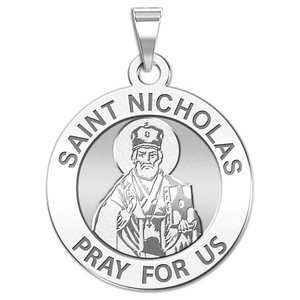 Saint Nicholas Religious Medal  EXCLUSIVE 