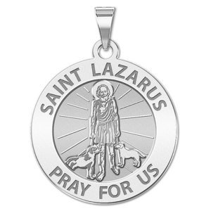 Saint Lazarus Religious Medal   EXCLUSIVE 
