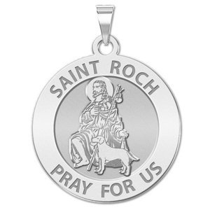 Saint Roch Religious Medal  EXCLUSIVE 