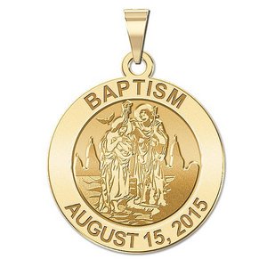 Personalized Baptism Religious Medal  EXCLUSIVE 