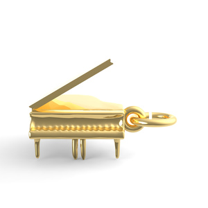 Grand Piano Charm