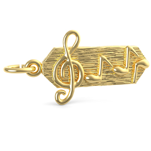 Music Staff Charm