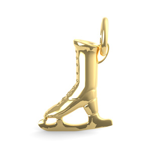 Womans Ice Skate Charm