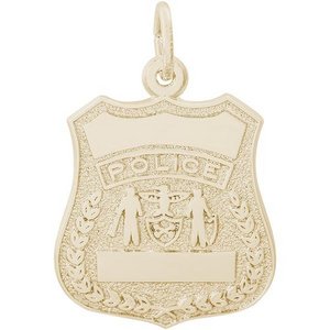 POLICE BADGE ENGRAVABLE