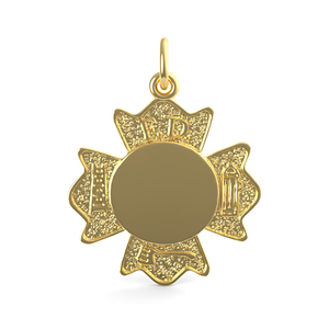 Fire Department Badge Charm 2946 