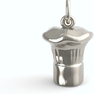 Chef Hat Charm Style 3483 