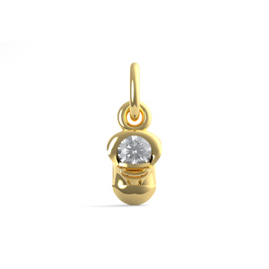 April Baby Shoe Charm  2734 004 