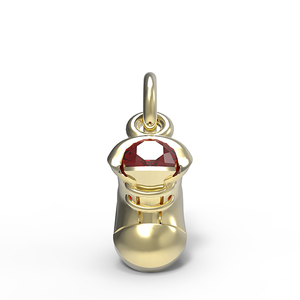 January Baby Shoe Charm