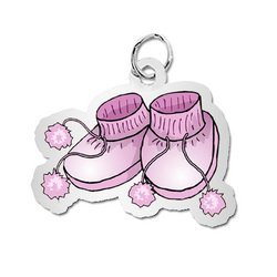 Baby Shoes   Girl Charm
