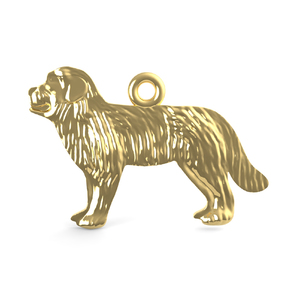 Newfoundland Dog Charm 8232 