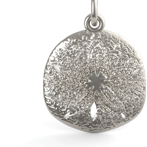 Keyhole Sand Dollar Charm